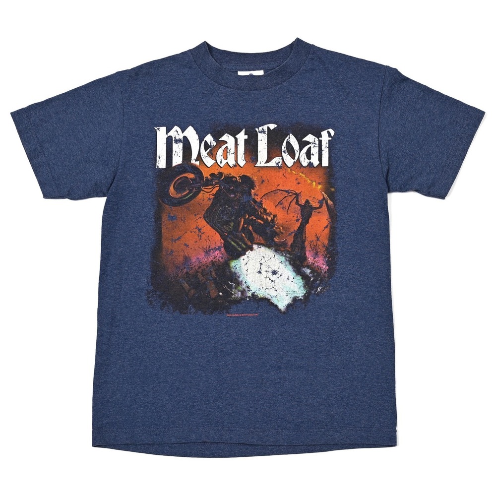 Vintage‎ 2003 Meatloaf Rock Singer Bat Out Of Hell  Tee Small T-Shirt Allstyle